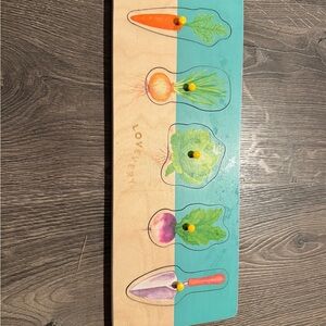 Lovetry Wooden Vegetable Puzzle for Kids